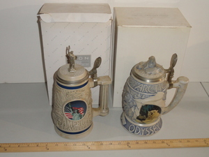 lot 130 image: Avon Beer Steins #2 - wBoxes