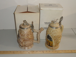 lot 131 image: Avon Beer Steins #3 - wBoxes