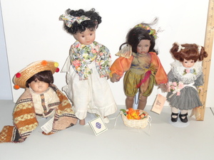 lot 203 image: Collectible Dolls #1