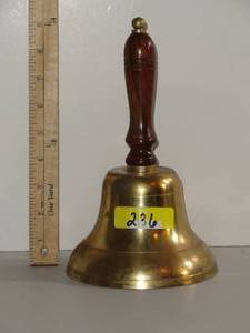 lot 236 image: Brass Bell