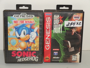 lot 244 image: Sega Genesis Games