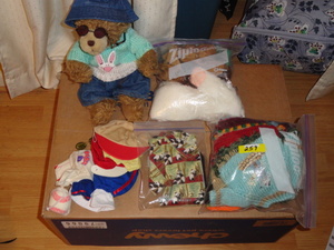 lot 259 image: Bear and Bear Clothes Lot