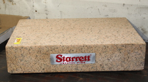 lot 334 image: Starrett Crystal Pink Surface Plate   -   FLAT to .0002