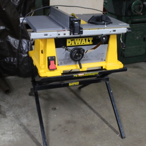 lot 340 image: DeWalt Portable Table Saw