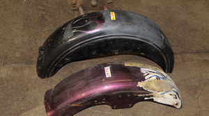 lot 362 image: Motorcycle Fenders