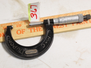 lot 367 image: Starrett Outside Diameter Micrometer
