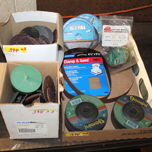 lot 394 image: Metal Cut-Off Wheels  Disc Sander Wheels