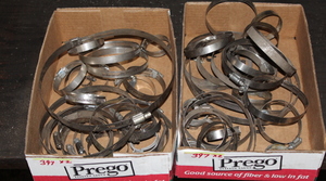 lot 397 image: Metal Adjustable Hose Clamps