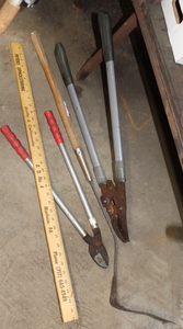 lot 407 image: Branch Cutters and Sickle