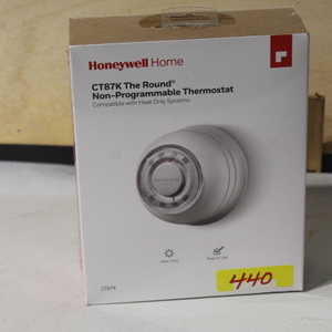 lot 440 image: Honeywell Non-Programmable Thermostat - NIB