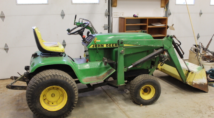 John deere 400 garden 2024 tractor loader for sale