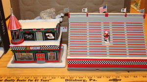 lot 8 image: Hawthorne Village - Dale Earnhardt Christmas Village Collection #8