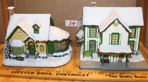 lot 14 image: Hawthorne Village (Thomas Kinkade) - John Deere Creek Village Collection #6