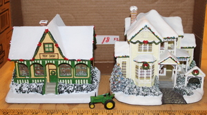 lot 18 image: Hawthorne Village (Thomas Kinkade) - John Deere Creek Village Collection #10