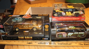 lot 51 image: Die Cast Cars - 124 Scale - Ken Schrader  Chad Little  Kenny Wallace - NIB