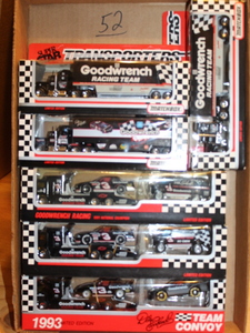 lot 52 image: Dale Earnhardt Super Star Transporters and Team Convoys Lot - NIB