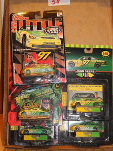 lot 58 image: Chad Little 164 Scale Race Cars Lot - NIB