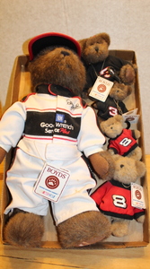 lot 84 image: Dale Earnhardt and Dale Earnhardt Jr. Boyds Bears Lot