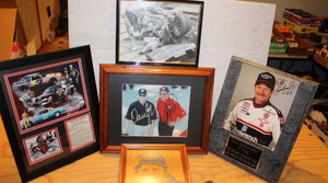 lot 96 image: Dale Earnhardt Plaques and Picture Lot