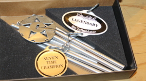 lot 97 image: Dale Earnhardt Pewter Wind Chime