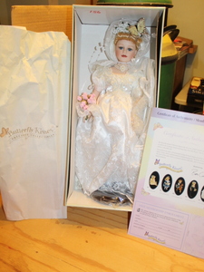lot 156 image: Porcelain Collectible Doll
