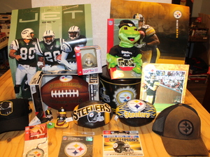 lot 157 image: Pittsburgh Steelers Football Lot
