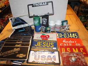 lot 160 image: License Plates  Chevrolet Items Lot