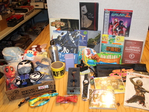 lot 167 image: Books  Stuffed Action Figures  Other Odd Toys
