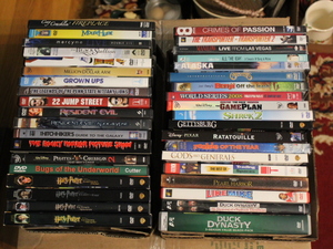 lot 173 image: Movies on DVD