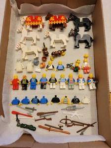 lot 150C image: Lego People Parts  Horses  Monkeys Lot