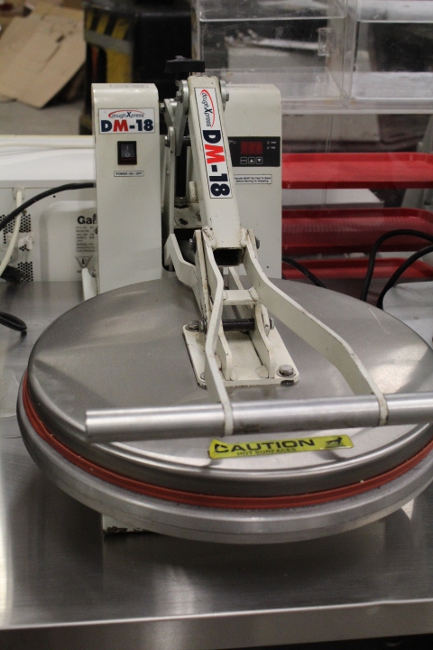 lot 43 image: Pizza Dough Press - Heated