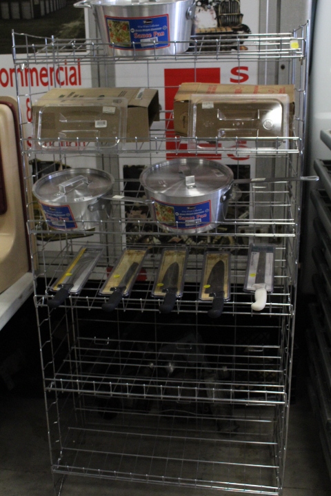 lot 130 image: 6 Tier Snack Rack