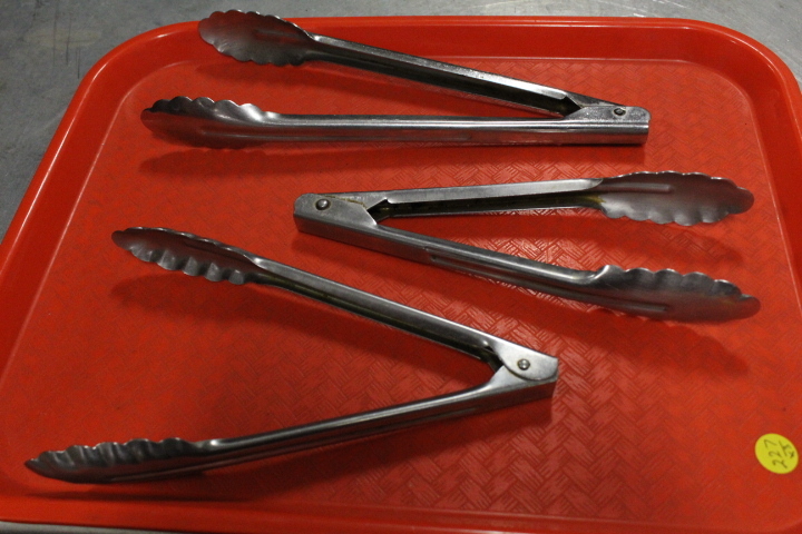 lot 227 image: Stainless steel Tongs