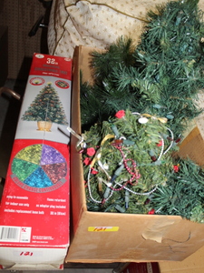 lot 121 image: Small Christmas Tree Lot  (Garage)