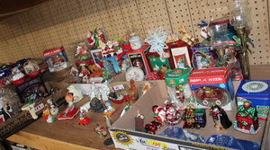 lot 125 image: Christmas Tree Ornaments - Some are NEW in Box  (Garage)