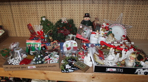 lot 126 image: Christmas Tree Ornaments and Nik Naks  (Garage)