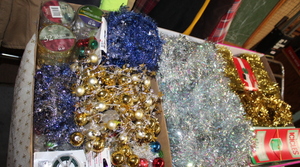lot 138 image: Christmas Tree Decoration Lot  (Garage)