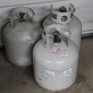 lot 156 image: Propane Gas Bottles  (Garage)