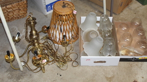 lot 193 image: Lights and Light Globes Lot  (Garage)