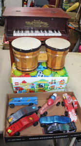 lot 201 image: Pinewood Derby & Childrens Toys Lot  (Garage)