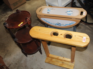 lot 212 image: Wooden Stand Lot  (Garage)
