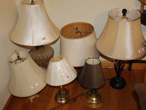 lot 105 image: Living Room  Bedroom Lamps Lot  (LR)
