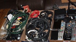 lot 108 image: Internet Extenders  Phone-Video-Power-Cable Cords  Cell Phone  Cell Phone Accessories  (LR)