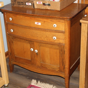 lot 11 image: Vintage Wooden Table  (Office)