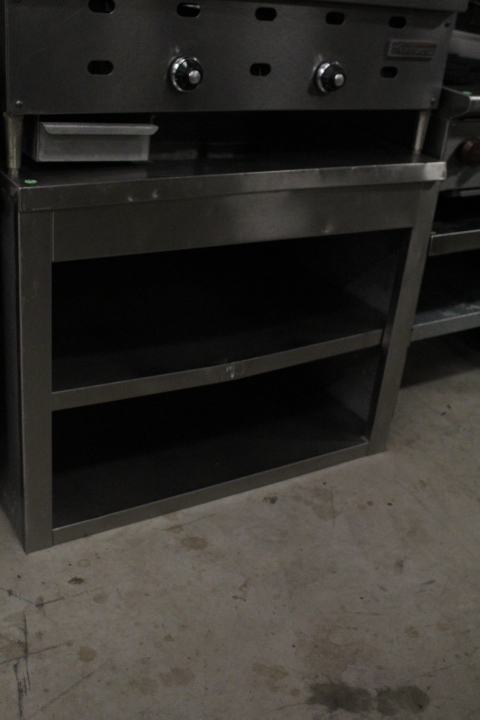 lot 59 image: Stainless steel base cabinet