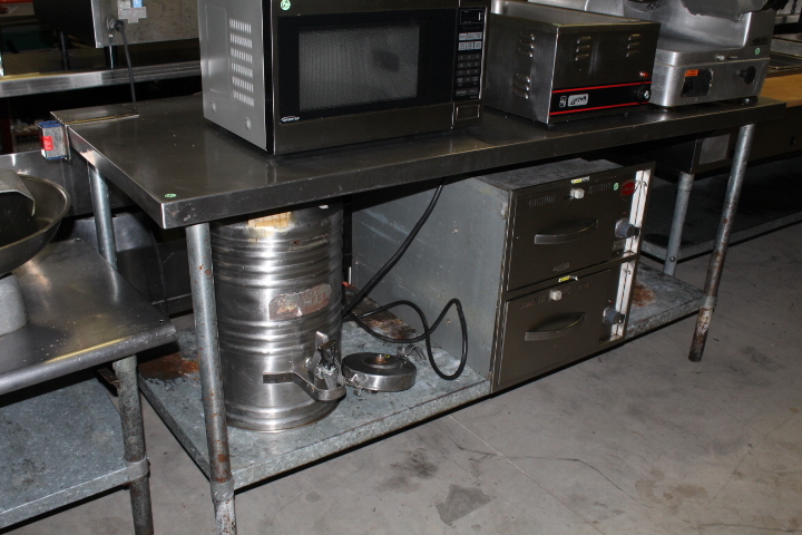 lot 61 image: Stainless work table
