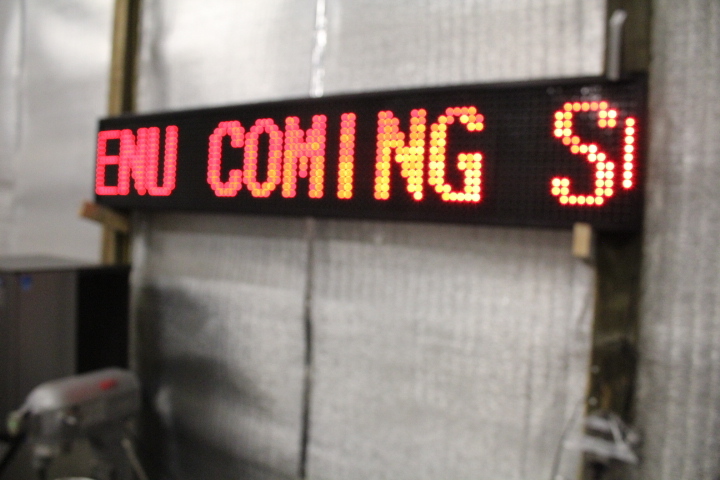 lot 75 image: Awesome HUGE 8 Programmable LED Sign  (96 x 18)