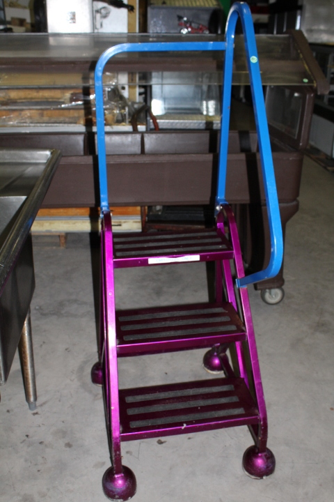 lot 80 image: Rolling Step Ladder