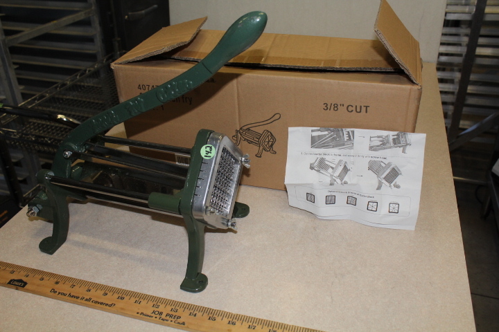 lot 142 image: new french fry cutter