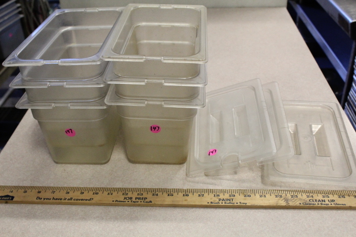lot 147 image: 14 size insert pans